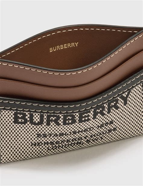 burberry horseferry print leather card case|Burberry Horseferry Canvas & Leather Card Case .